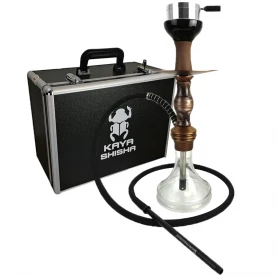 Vodná fajka Kaya Shisha Elox Eco Poxy Bronz s kufrom 52 cm