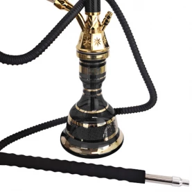 Vodná fajka Cleopatra Shisha Black - 50 cm