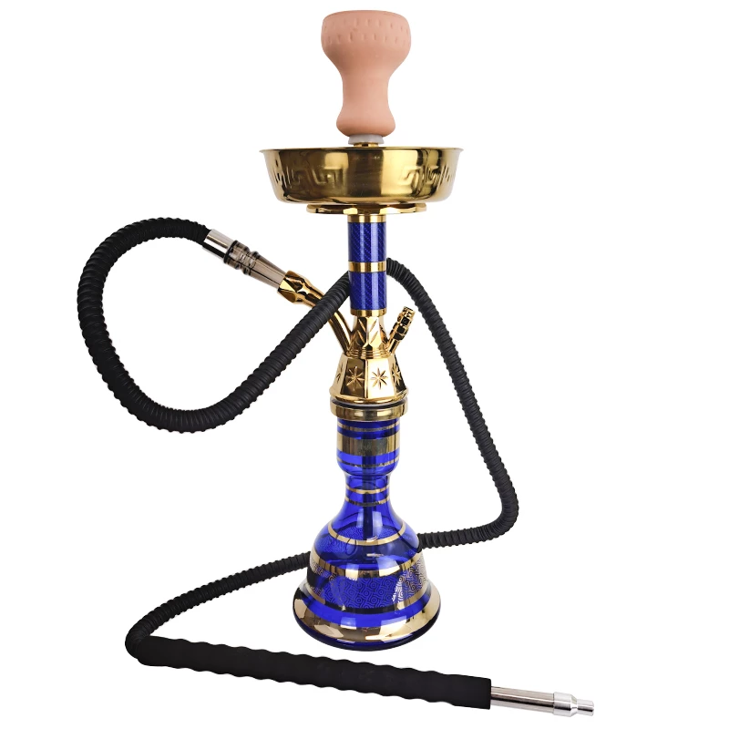 Vodná fajka Cleopatra Shisha Blue - 50 cm