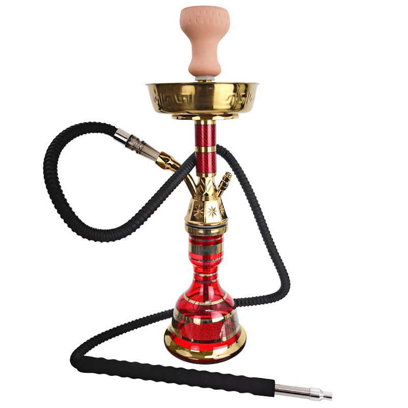 Vodná fajka Cleopatra Shisha Red - 50 cm