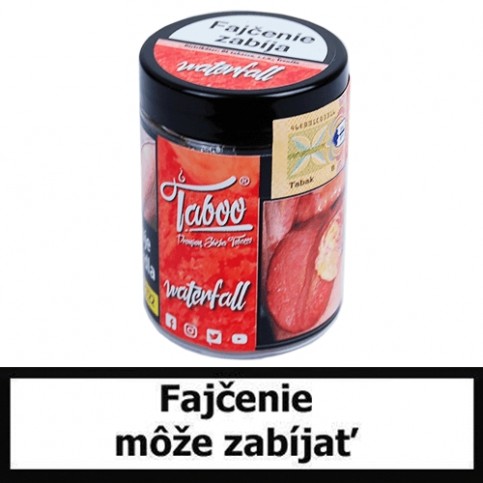 Taboo tabak do vodnej fajky - Waterfall (ice červený melón)