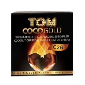 Kokosové uhlie Tom Coco Gold C26 64kusov