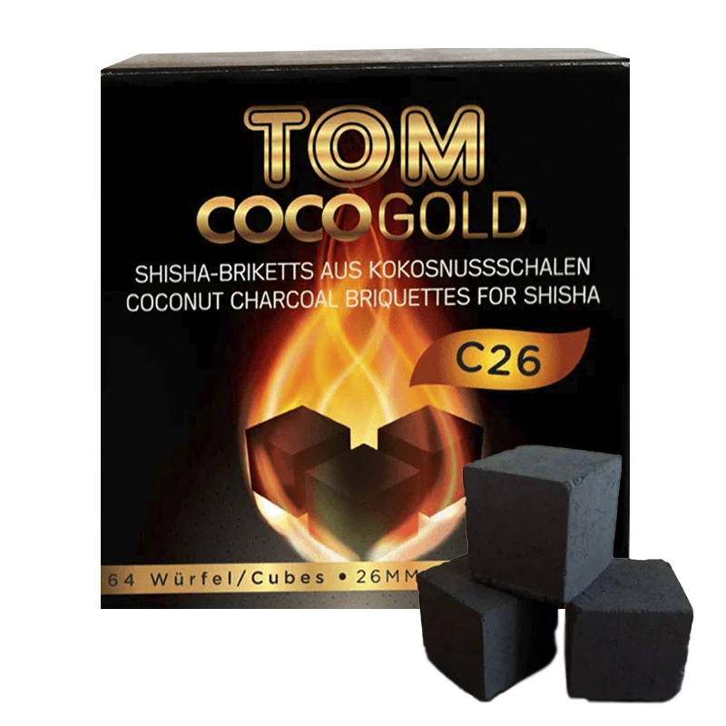 Kokosové uhlie Tom Coco Gold C26 64kusov