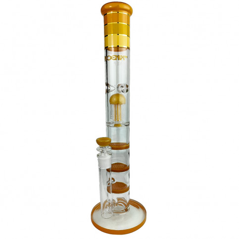 Bong Phoenix Triple Honeycomb 46cm - Oranžové