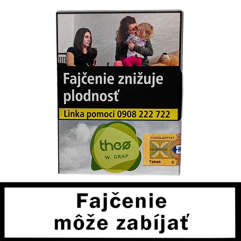 Tabak do vodnej fajky THEO 40g - White Grape