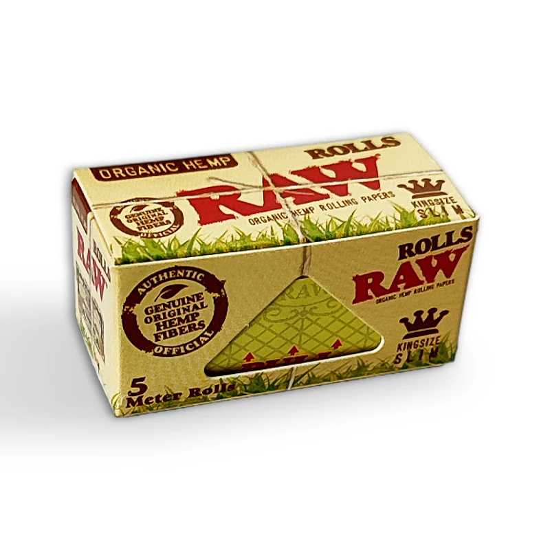 Raw Rolls - Organic King size slim 5m - otvor