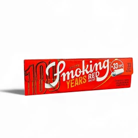 cigaretové papieriky Smoking Red z ryžového papiera veľkosti King Size s filtrami v balení