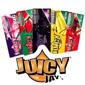 Papieriky Juicy Jays' Rolls - dostupné príchute